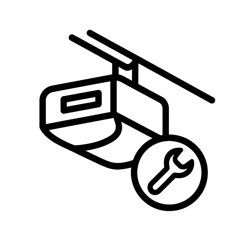 Garage door opener repair service icon